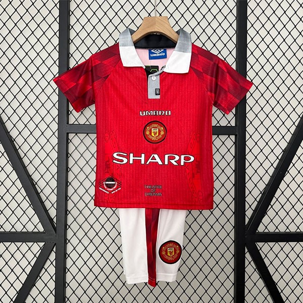 Camiseta Manchester United Primera Niño Retro 1996 1997